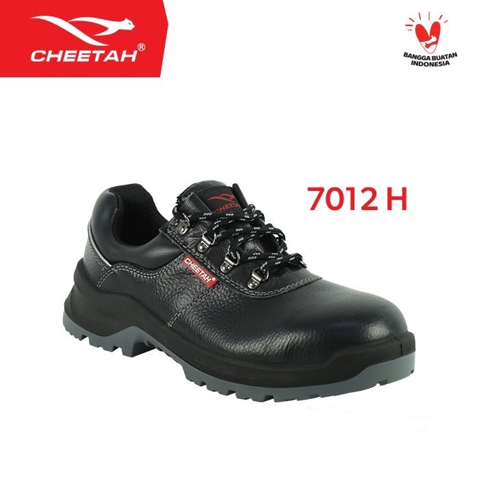 Sepatu Cheetah 7012 H Hitam Low cut Lace up