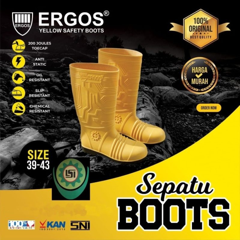 SEPATU BOOTS ERGOS