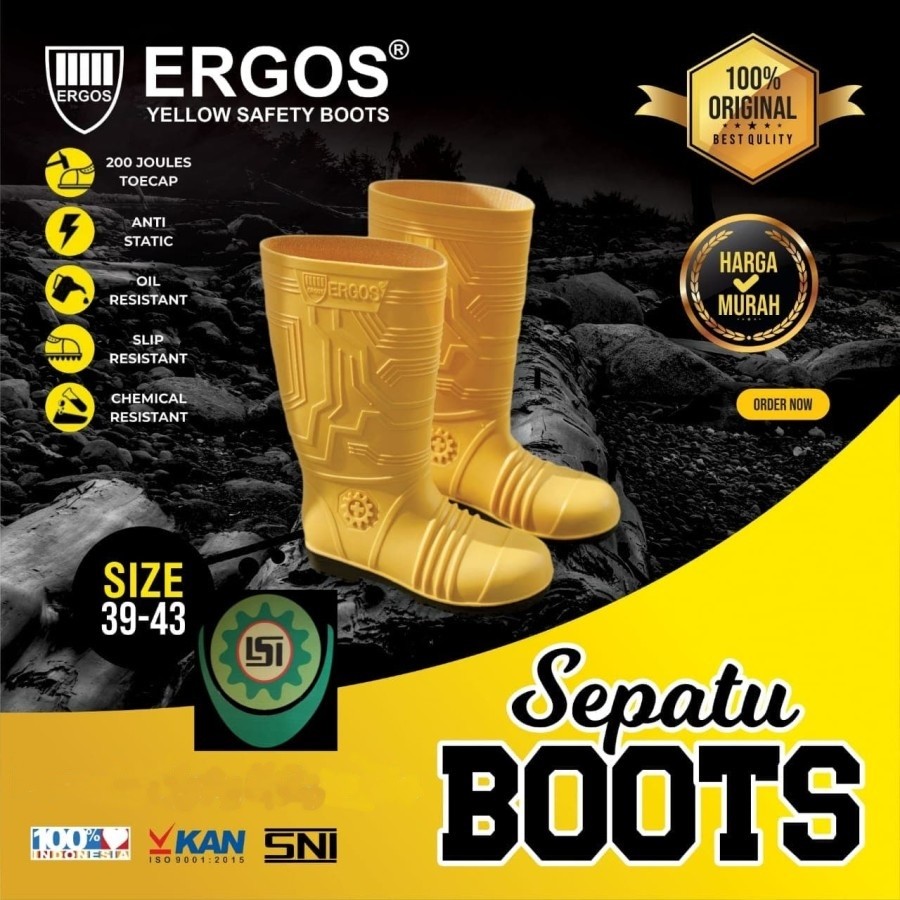 SEPATU BOOTS ERGOS