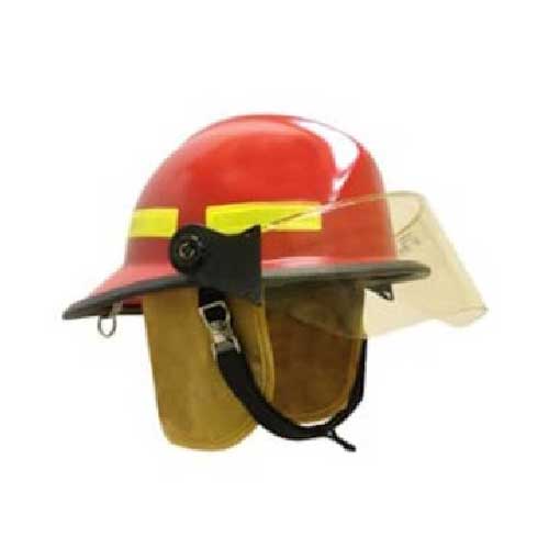 Fireman Helmet Brand MSA Cairns® Model Invader 664 USA Helm Pemadam