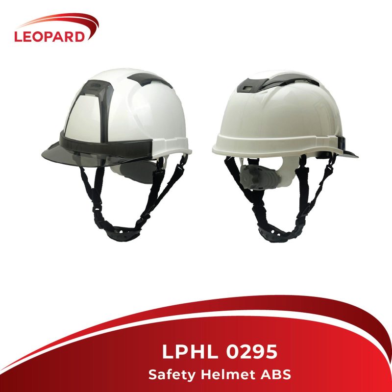 Safety Helmet ABS "LEOPARD" LPHL 0295 -Memiliki ruang yang datar saat pemakai ingin menempelkan logo, merk, dan lain-lain -Topi helm didesain berwarna hitam transparan sehingga membuat pandangan ke atas tidak terganggu dan menghindari silau -Inner helm memiliki sistem penguncian fastrack sehingga memudahkan dan lebih cepat dalam menyesuaikan kepala pemakainya -Memiliki tali dagu yang berfungsi untuk menjaga helm agar tidak mudah lepas -Memiliki sisipan samping yang berfungsi untuk pemasangan peralatan pelindung lainnya -Telah diuji ketat oleh badan standarisasi yang mempunyai kewenangan terhadap helm pengaman Spesifikasi Colour : Red,White,Yellow,Green,Orange,Blue Sheel Meterial : ABS Suspension : Fastrack w/ 6 Point Ratchet Protect from Impact : Yes Protect from Electrical Hazard : No Class / Type : C / 1 Standard : EN 397