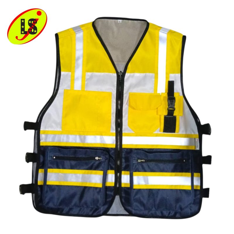 ROMPI SAFETY KOMBINASI KUNING HITAM BAHAN TASLAN PREMIUM