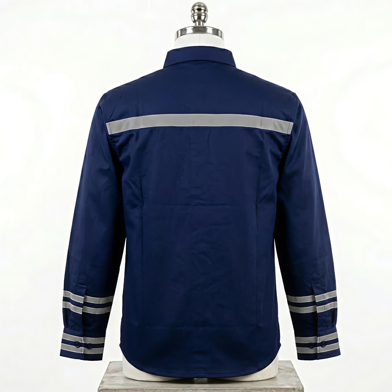BAJU SAFETY LENGAN PANJANG BAHAN AMERICAN DRILL PREMIUM