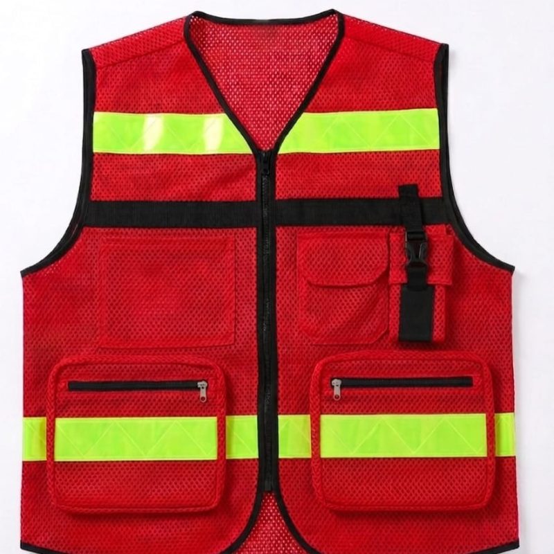 ROMPI SAFETY BAHAN JARING PREMIUM WARNA MERAH