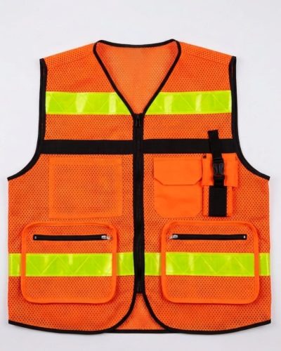 ROMPI SAFETY BAHAN JARING PREMIUM WARNA ORANGE