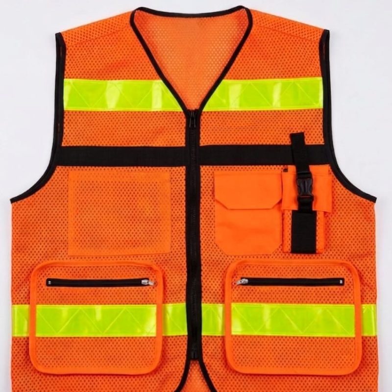 ROMPI SAFETY BAHAN JARING PREMIUM WARNA ORANGE