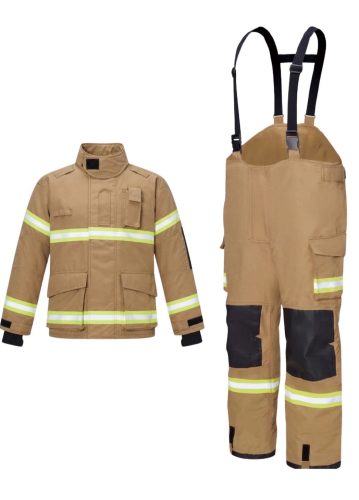 FIREMAN SUIT JACKET AND TROUSER MERK LAKELAND MODEL COMMANDER
