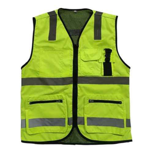 ROMPI SAFETY WARNA HIJAU STABILO BAHAN TASLAN
