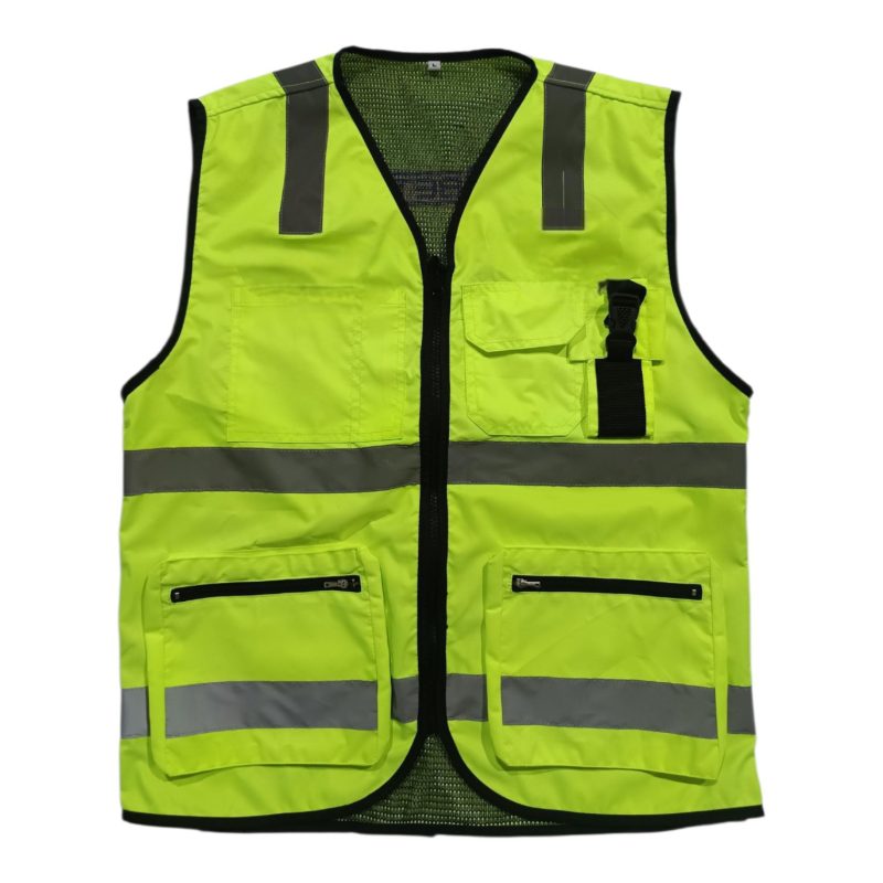 ROMPI SAFETY WARNA HIJAU STABILO BAHAN TASLAN