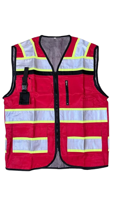 VEST ROMPI SAFETY SCOTLIGHTE 3M BAHAN TASLAN WATERPROOF